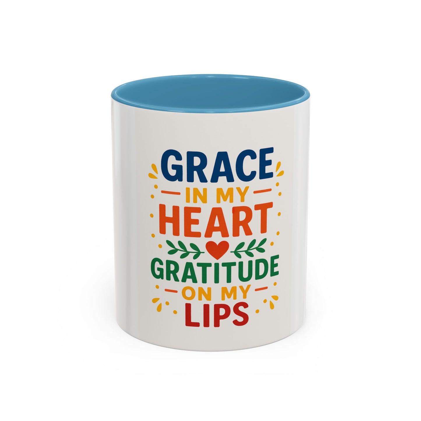 Coffee Mug Inspirational Grace in my Heart 11oz