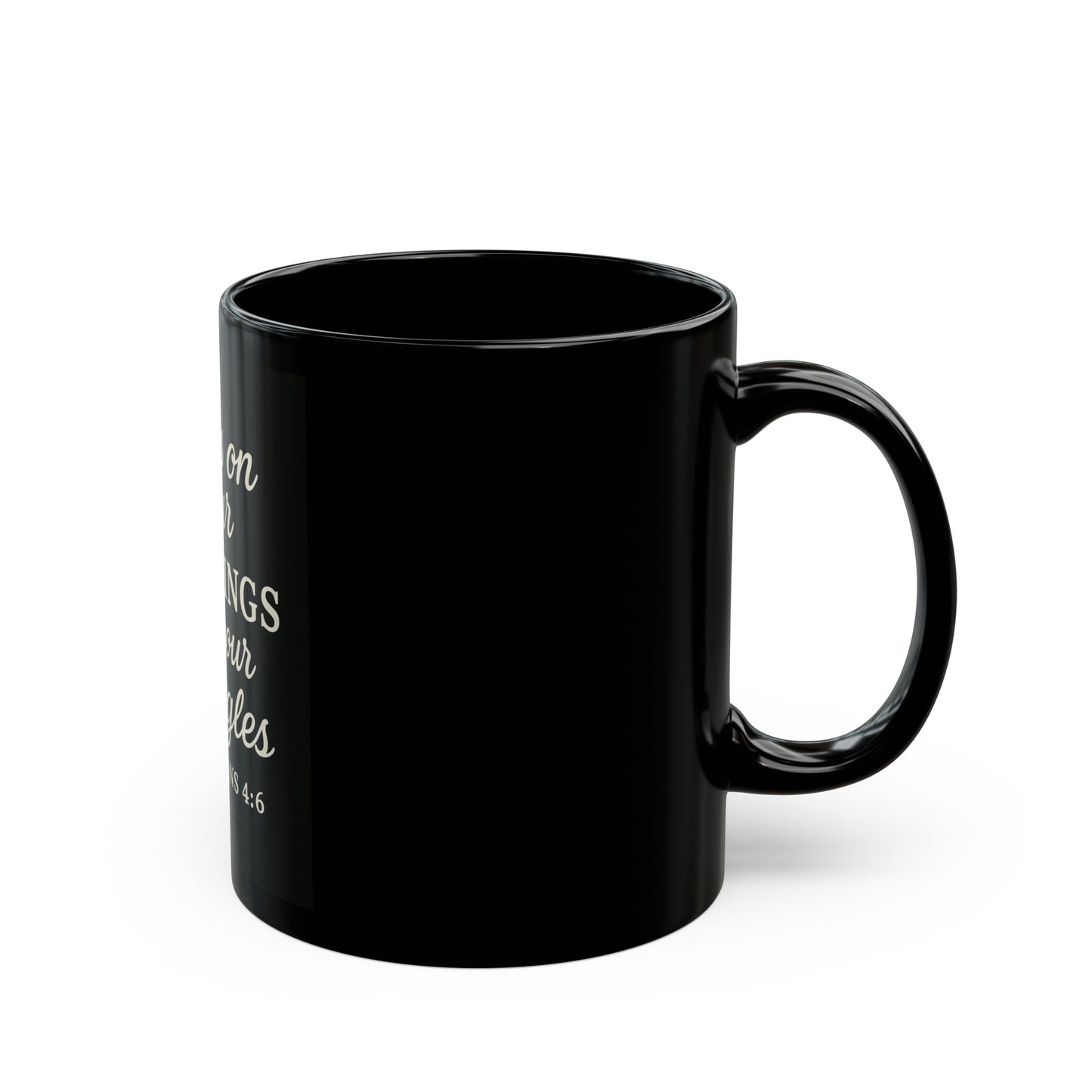 Mug - Focus On Your Blessings Black Mug (11oz, 15oz)