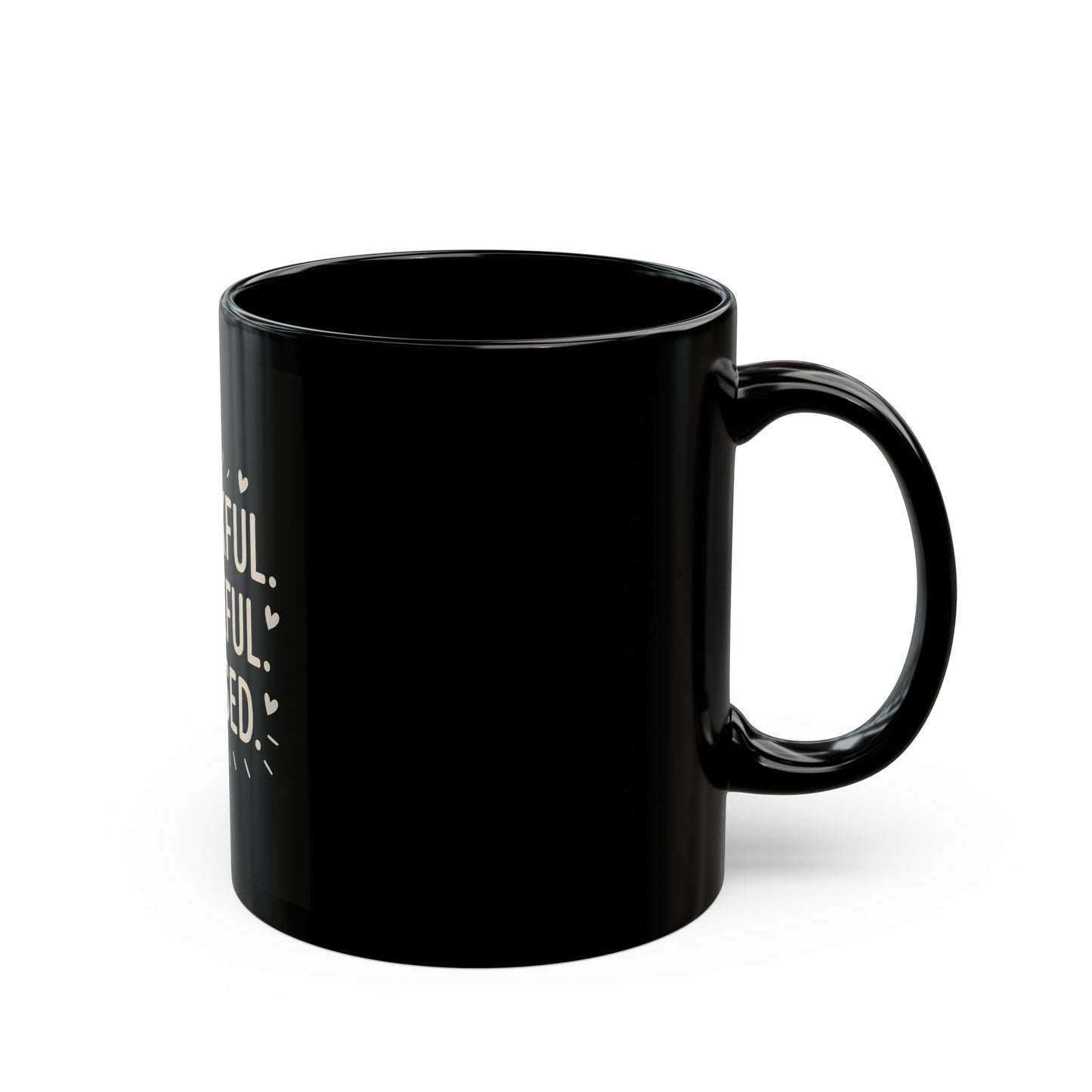 Mug - Thankful Grateful Blessed - Black 11oz/15oz