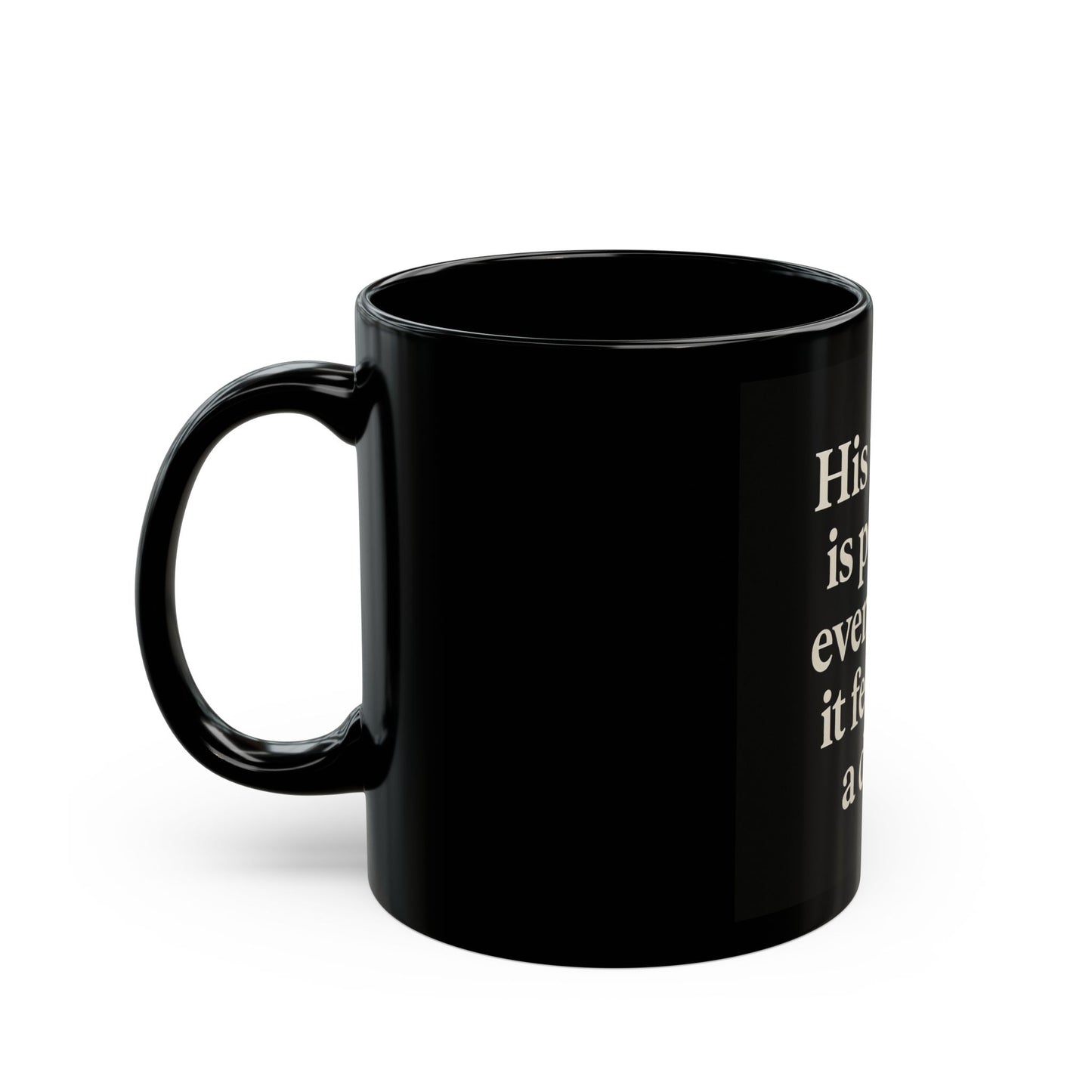 Inspirational Coffee Mug - His Timing is Perfect, Gift for Friends, Motivational Drinkware, Faith-Based Gift, Daily Affirmation Cup